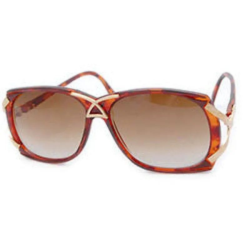 PIZAZZ Tortoise 80s Sunglasses sold by Giant Vintage