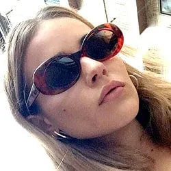 KELS Tortoise Oval Sunglasses sold by Giant Vintage