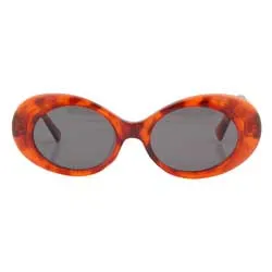 KELS Tortoise Oval Sunglasses sold by Giant Vintage product image thumbnail 5