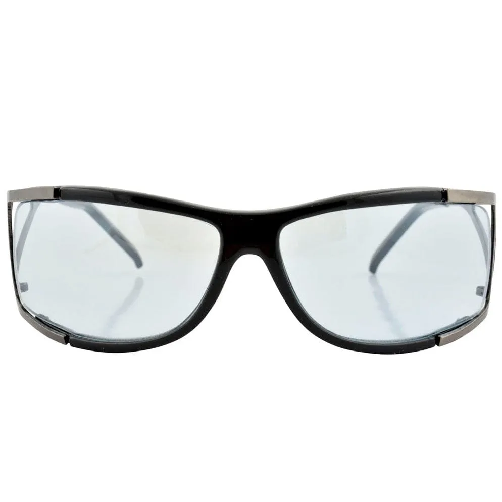 GOODY Black/Blue Fashion-Forward Sunglasses sold by Giant Vintage product image thumbnail 3