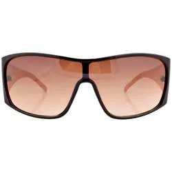 DIZZY Black/Orange Oversized Sunglasses sold by Giant Vintage