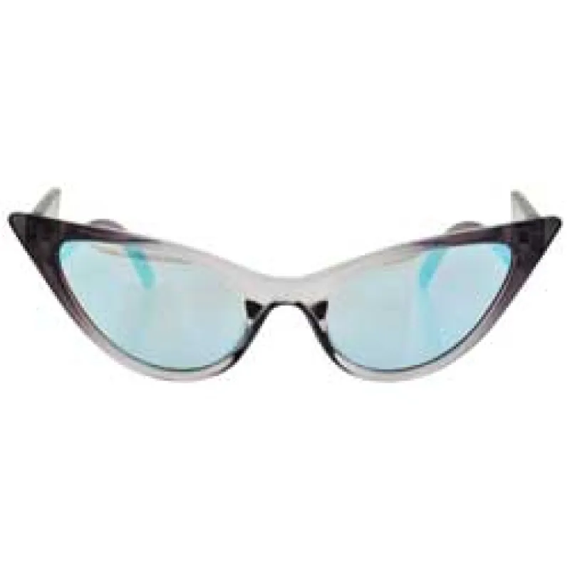 QUIZZY Smoke Cat-Eye Sunglasses sold by Giant Vintage