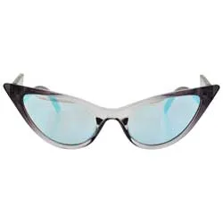 QUIZZY Smoke Cat-Eye Sunglasses sold by Giant Vintage