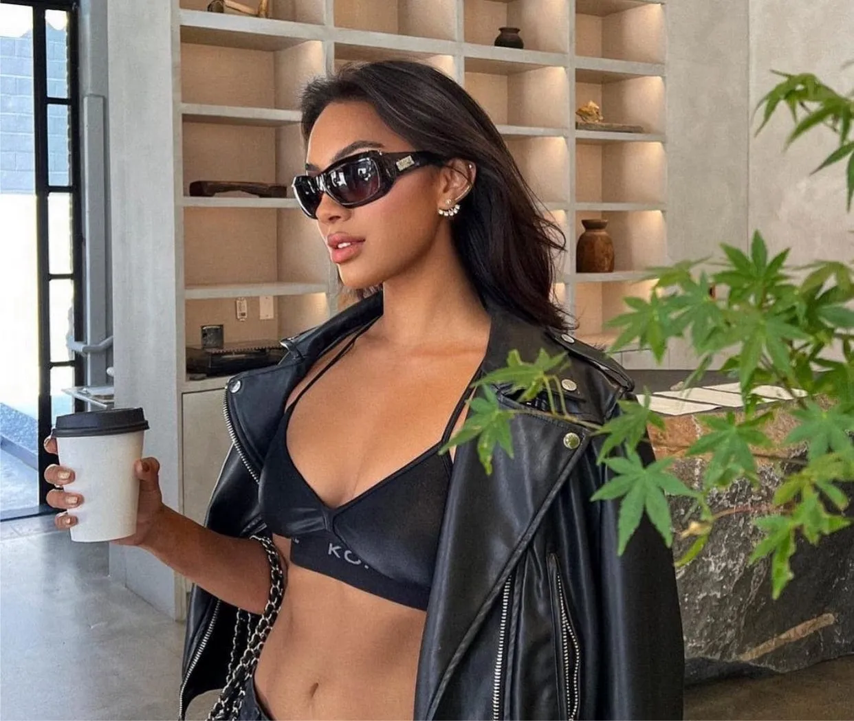 HOITY Smoke Square Sunglasses sold by Giant Vintage product image thumbnail 4