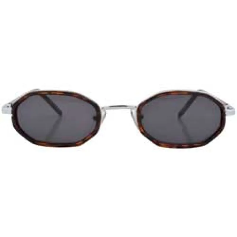 HOMINY Demi/Silver Square Sunglasses sold by Giant Vintage