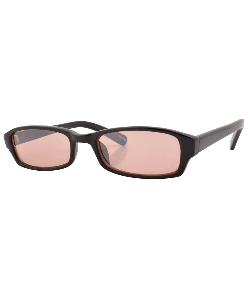 BUBEZ Black/flesh Square Sunglasses sold by Giant Vintage product image thumbnail 2