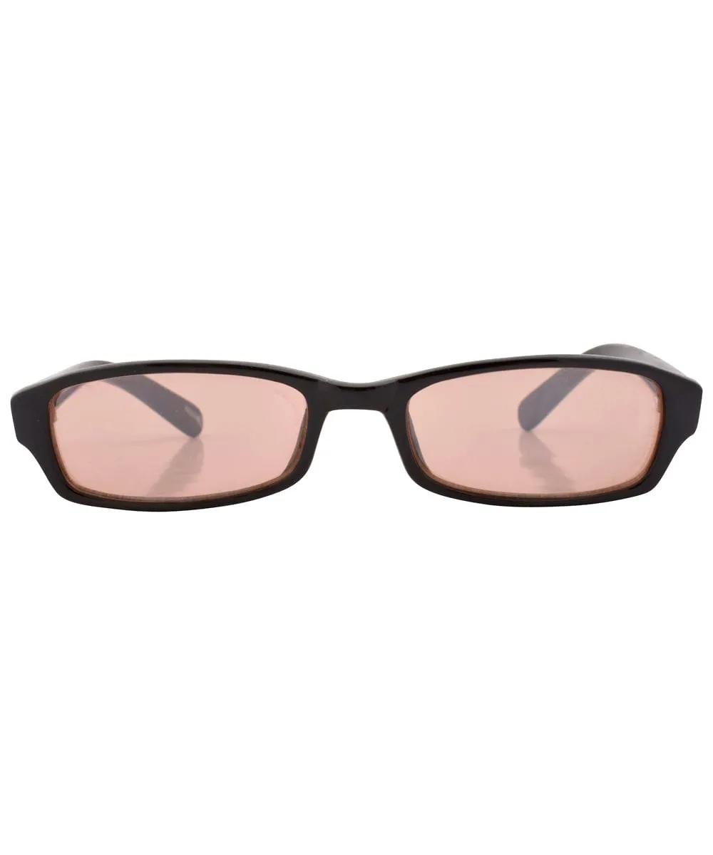BUBEZ Black/flesh Square Sunglasses sold by Giant Vintage product image thumbnail 3