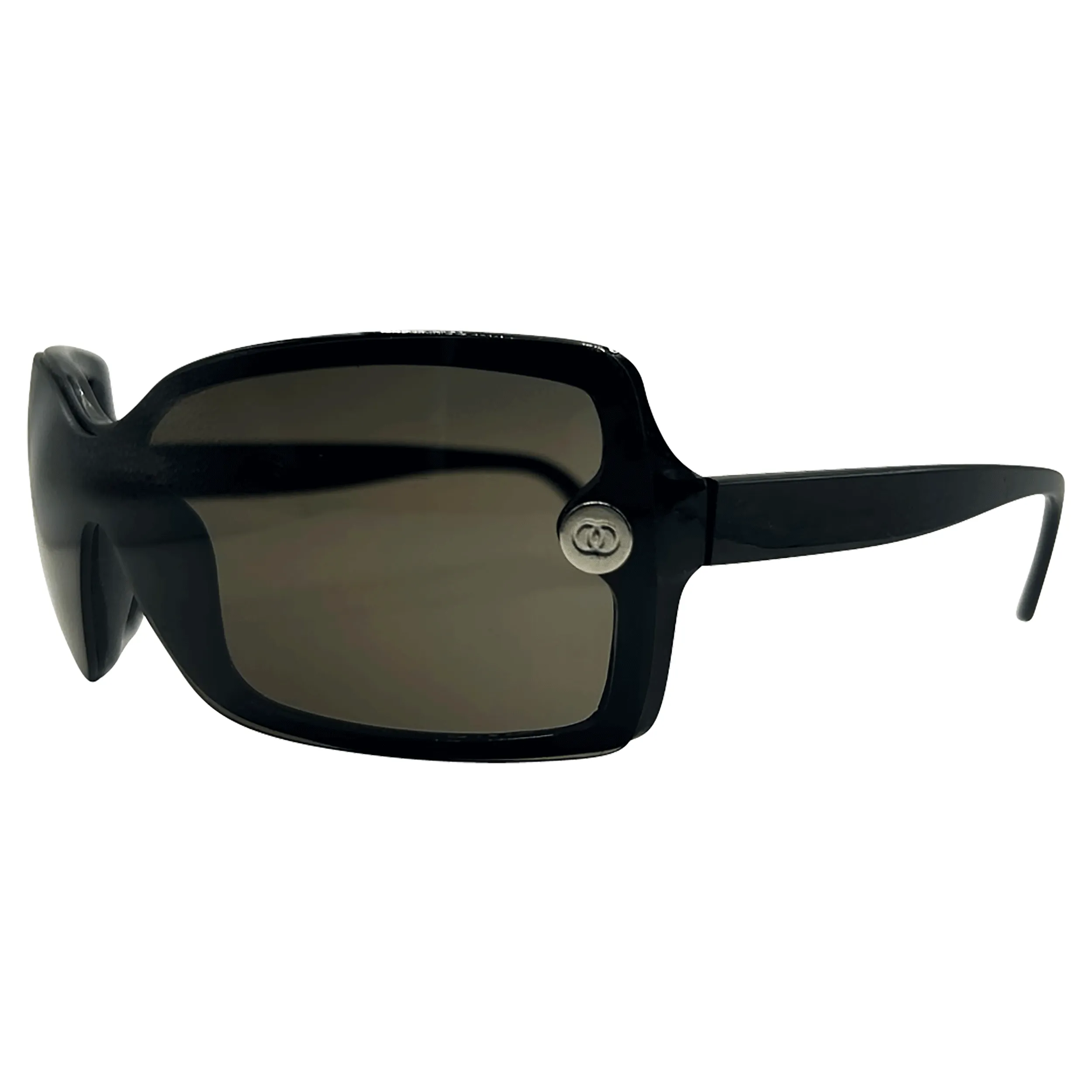 TRY ME Y2K Square Sunglasses sold by Giant Vintage product image thumbnail 4