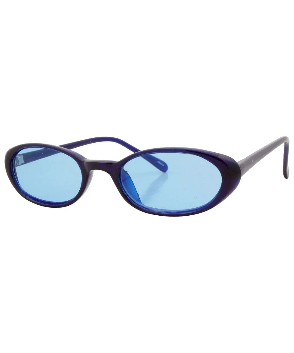 JAMMERS Black/Blue Square Sunglasses sold by Giant Vintage product image thumbnail 2