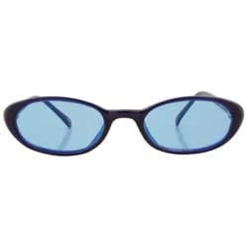 JAMMERS Black/Blue Square Sunglasses sold by Giant Vintage