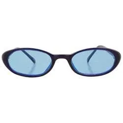 JAMMERS Black/Blue Square Sunglasses sold by Giant Vintage