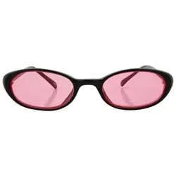 JAMMERS Black/Pink Square Sunglasses sold by Giant Vintage