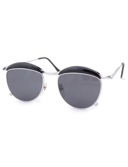 TODAY Black Silver/Super Dark Victorian Sunglasses sold by Giant Vintage product image thumbnail 2