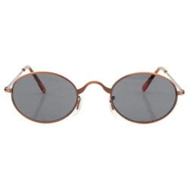 HEAPS Copper Oval Sunglasses sold by Giant Vintage