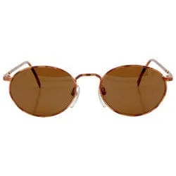 HIGHWIRE Copper Oval Sunglasses sold by Giant Vintage