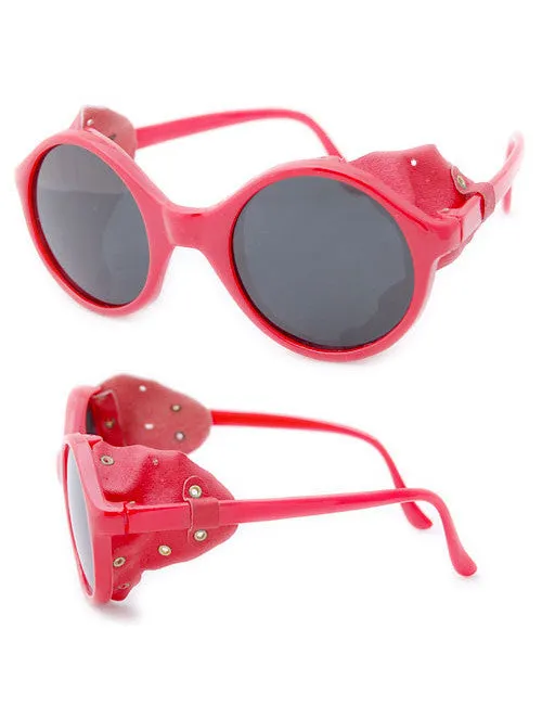 EN ROUTE Red Round Sunglasses sold by Giant Vintage product image thumbnail 2