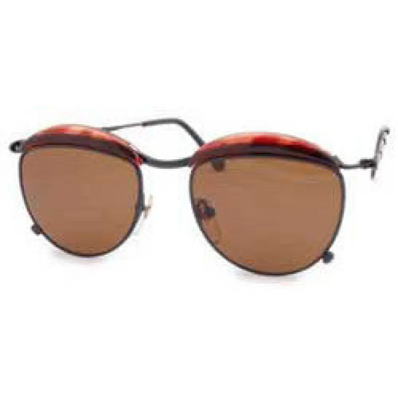 TODAY Tortoise Black/Brown Victorian Sunglasses sold by Giant Vintage
