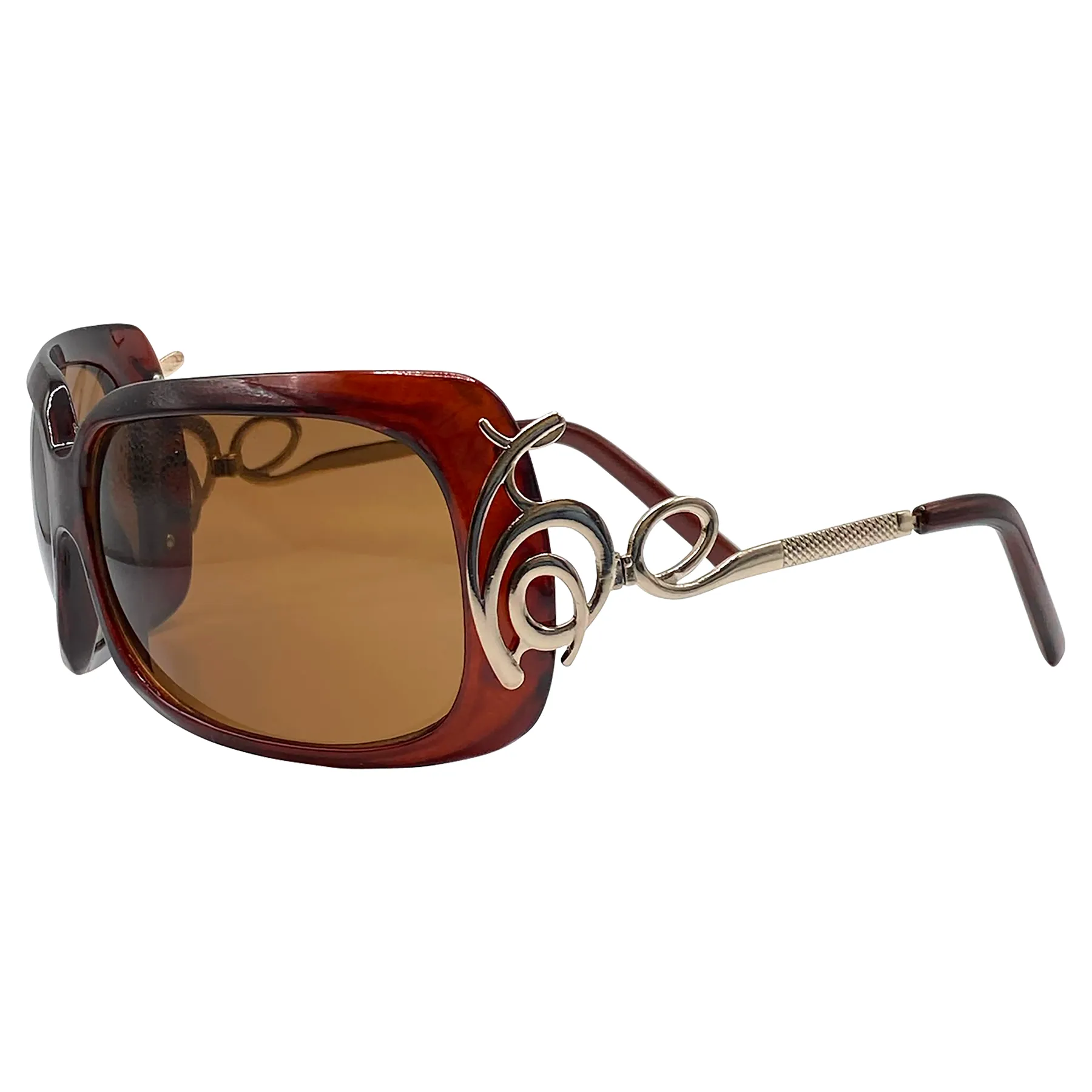 TRAMP STAMP Square Y2K Sunglasses sold by Giant Vintage product image thumbnail 4