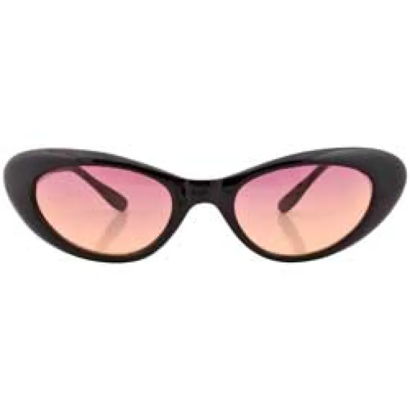 EMKAY Black/Sunset Cat-Eye Sunglasses sold by Giant Vintage
