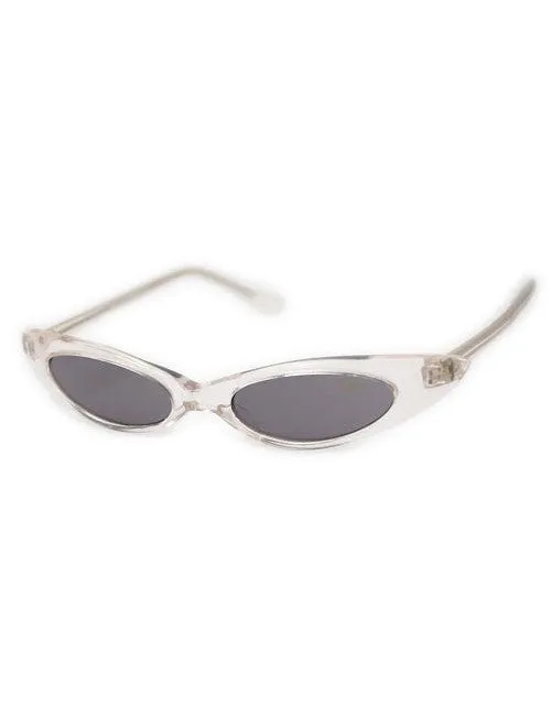 CAROLINA Crystal Slim Cat-Eye Sunglasses sold by Giant Vintage product image thumbnail 2