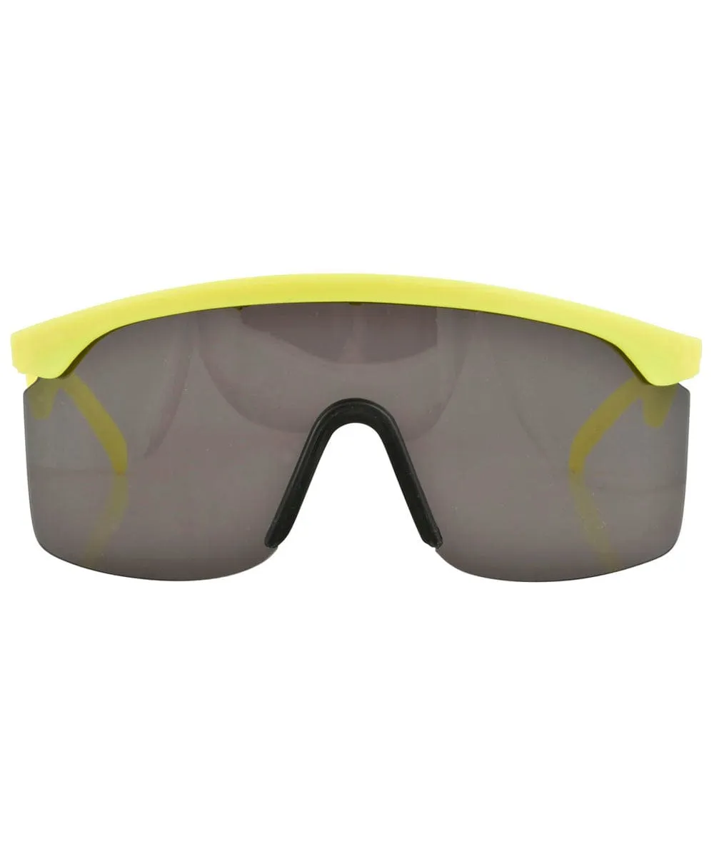 DAPP Yellow Shield Sunglasses sold by Giant Vintage product image thumbnail 3