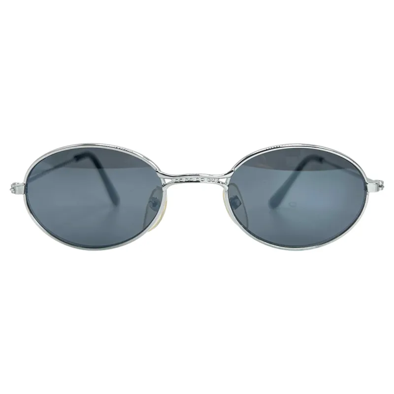 WEENIE Silver Oval Sunglasses sold by Giant Vintage
