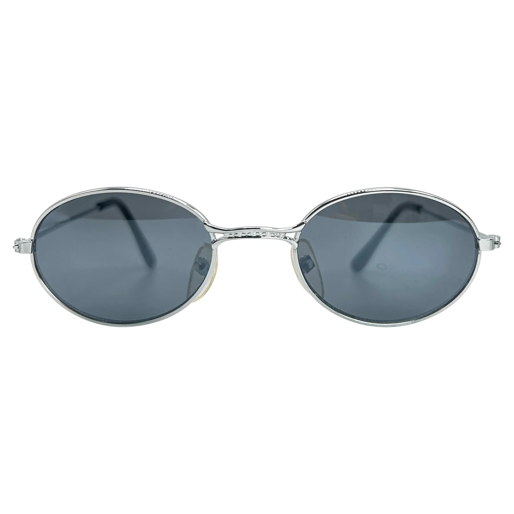 WEENIE Silver Oval Sunglasses sold by Giant Vintage