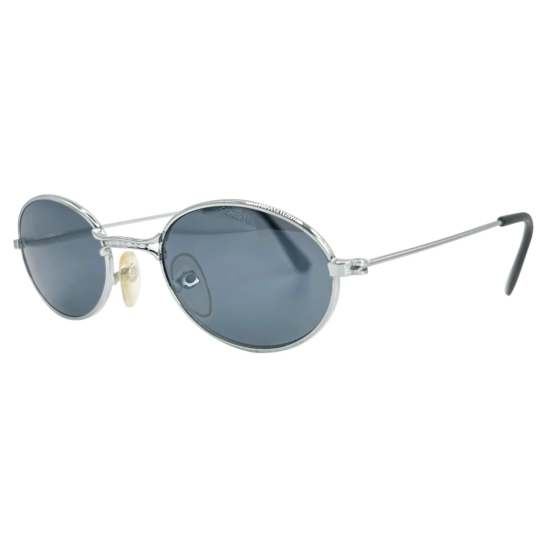 WEENIE Silver Oval Sunglasses sold by Giant Vintage product image thumbnail 2