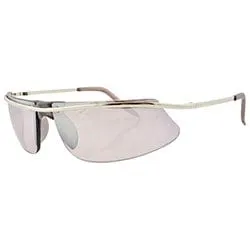 SUGARED Smoke/Flash Rimless Sunglasses sold by Giant Vintage
