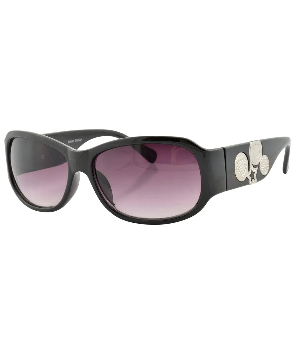 MANDY Black/Rose Indie Sunglasses sold by Giant Vintage product image thumbnail 3