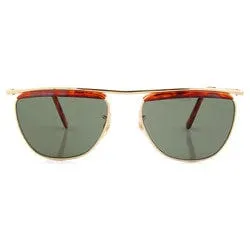 HABLAMOS Gold Aviator Sunglasses sold by Giant Vintage