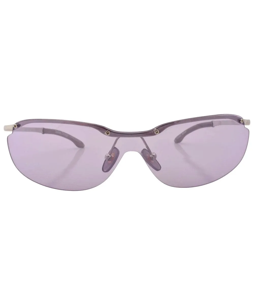 OXYGEN Purple Rimless Sunglasses sold by Giant Vintage product image thumbnail 3