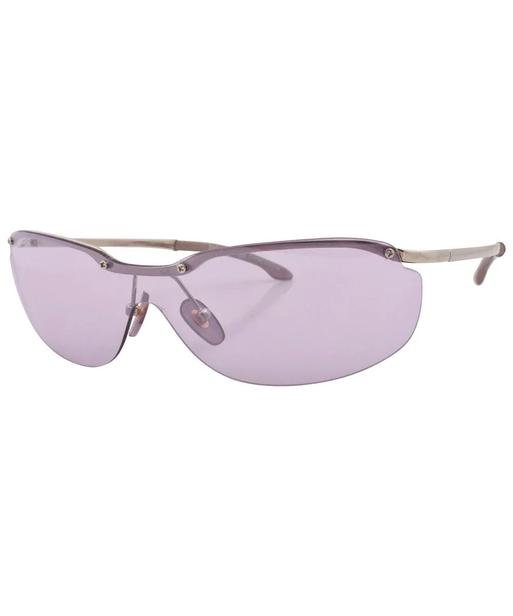 OXYGEN Purple Rimless Sunglasses sold by Giant Vintage product image thumbnail 2