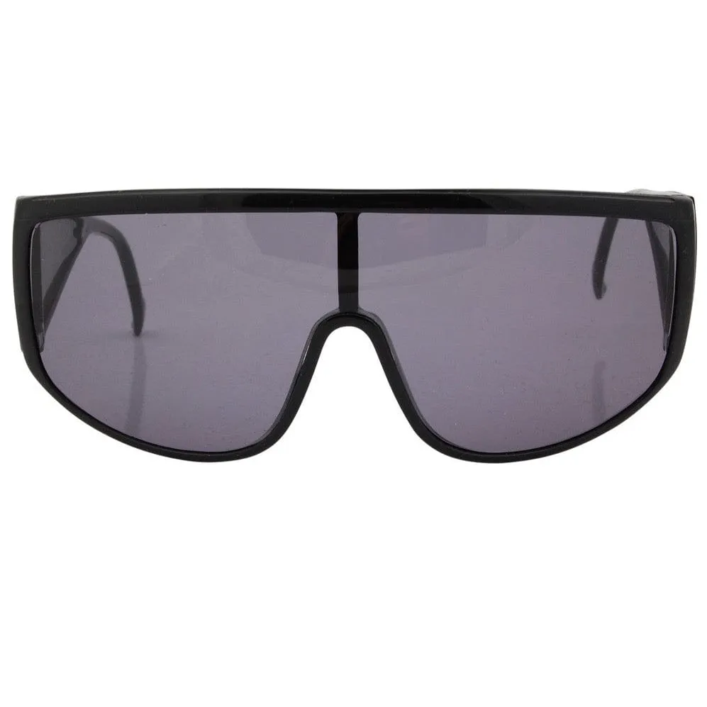 MODERNIST Black Shield Sunglasses sold by Giant Vintage product image thumbnail 2