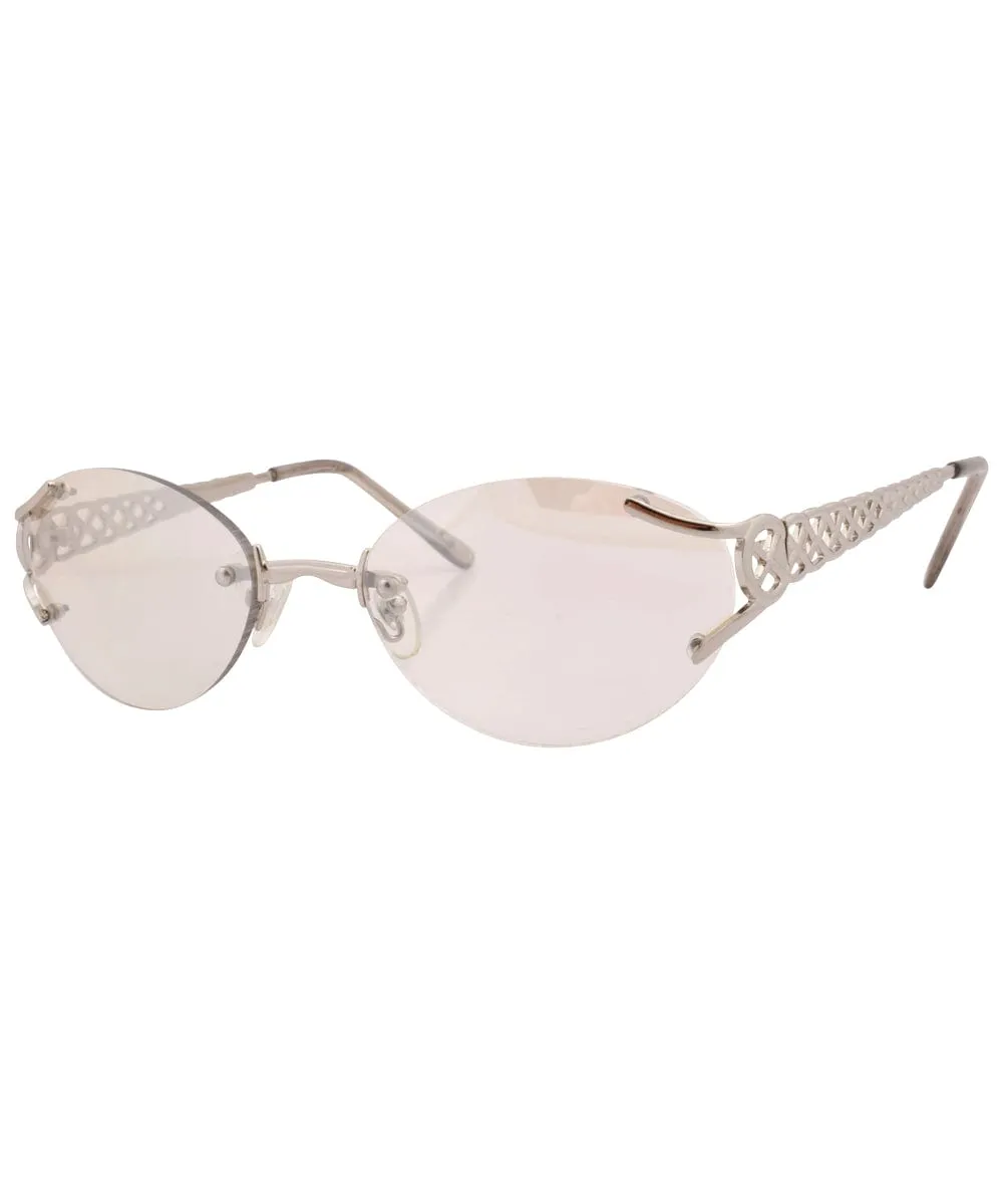 TISH Flash Rimless Sunglasses sold by Giant Vintage product image thumbnail 2