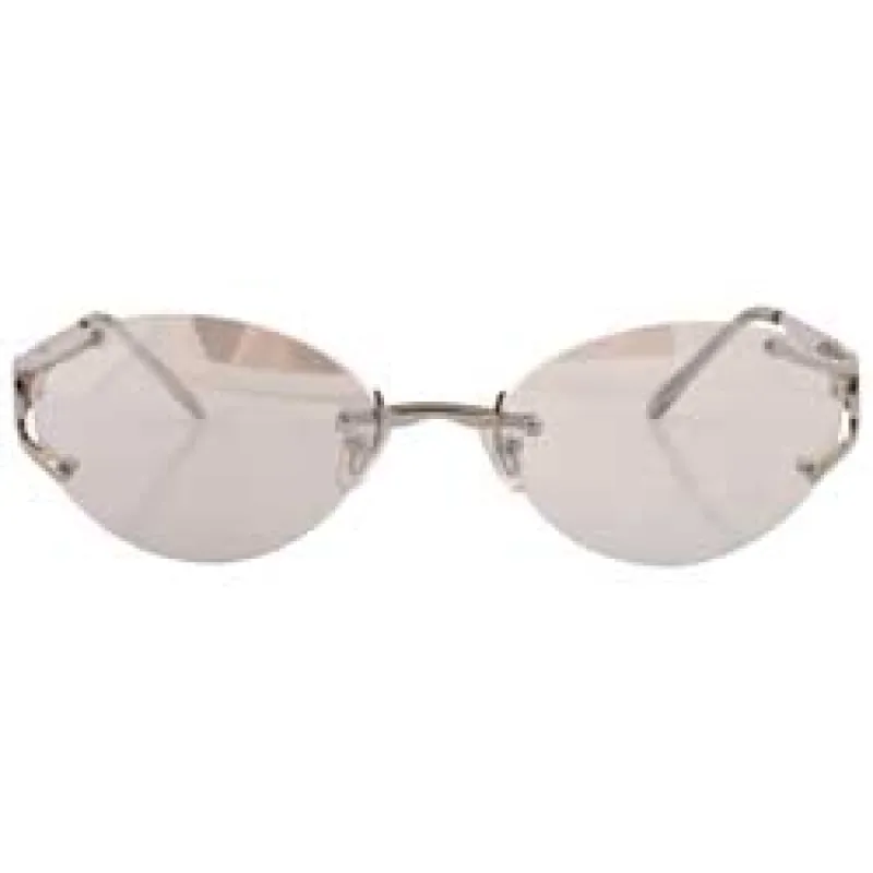 TISH Flash Rimless Sunglasses sold by Giant Vintage