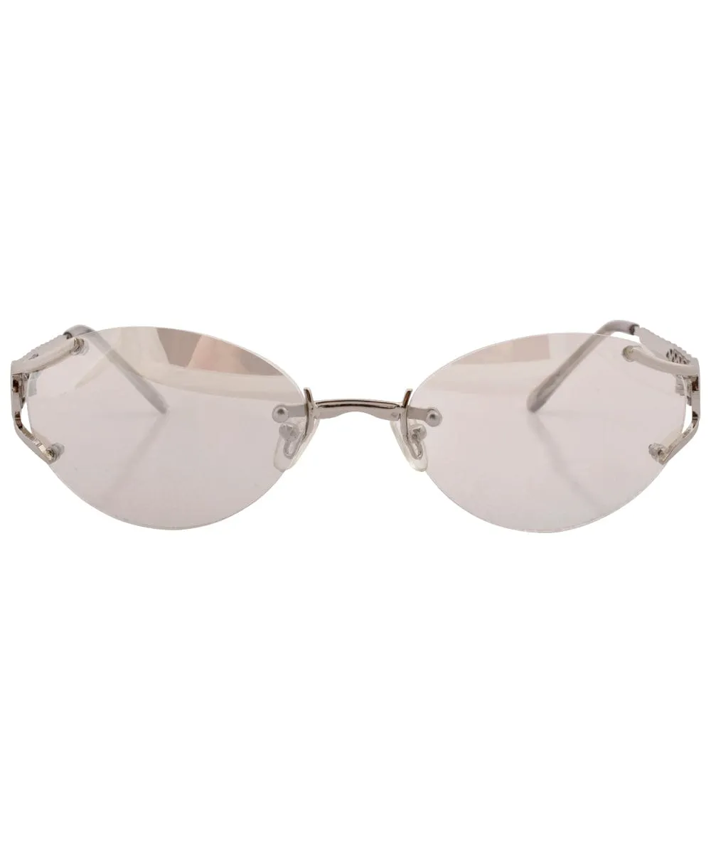TISH Flash Rimless Sunglasses sold by Giant Vintage product image thumbnail 3