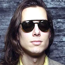 MOORE Gloss Black Classic Sunglasses sold by Giant Vintage