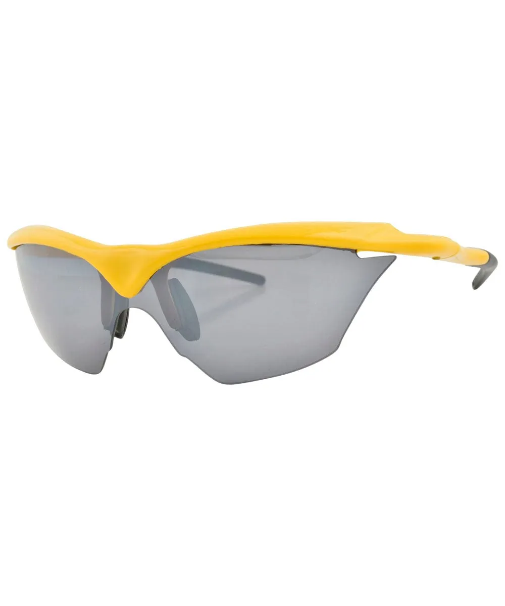 STAN Yellow Sports Sunglasses sold by Giant Vintage
