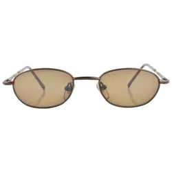 DIGNITY Copper Oval Sunglasses sold by Giant Vintage