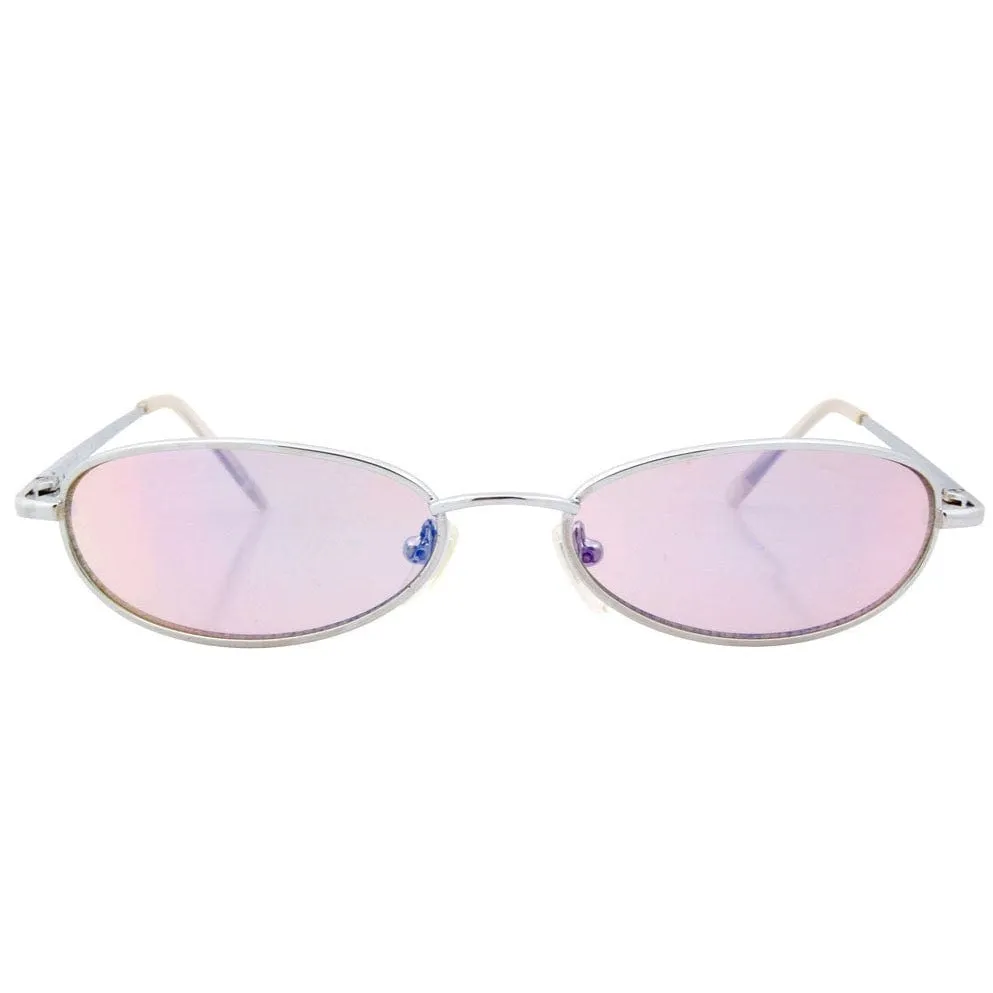 ROXBURY Rose Small Oval Sunglasses sold by Giant Vintage product image thumbnail 3