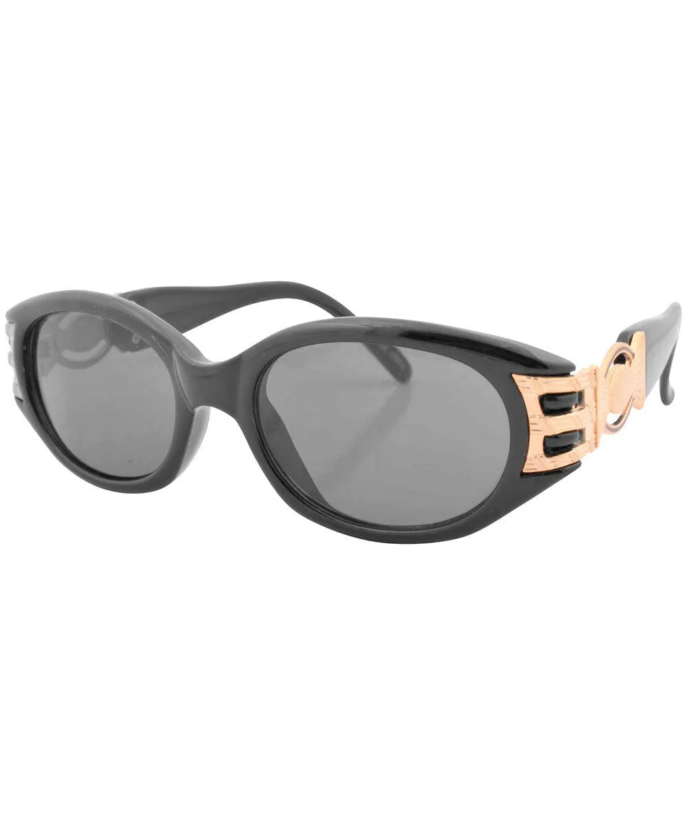 KIMLAN Black Indie Sunglasses sold by Giant Vintage product image thumbnail 2