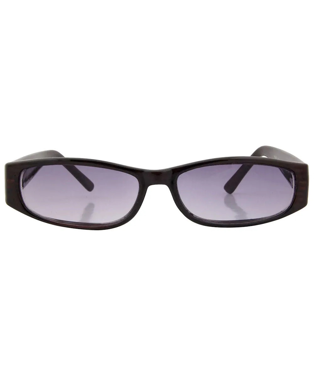 SLATZ Black/Smoke Square Sunglasses sold by Giant Vintage