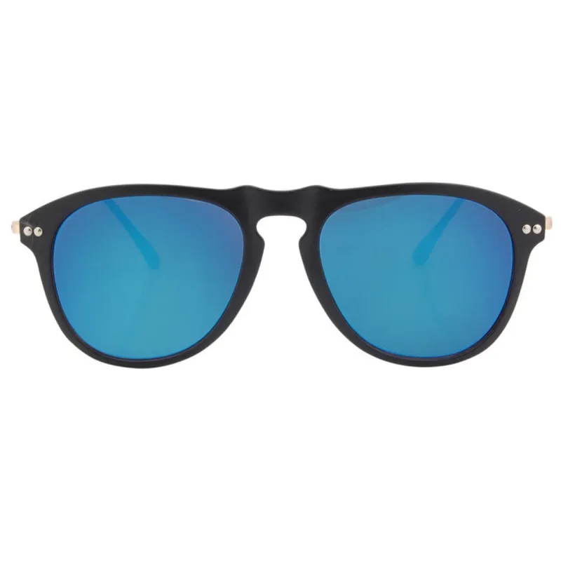 TUPELO Black/Blue Aviator Sunglasses sold by Giant Vintage