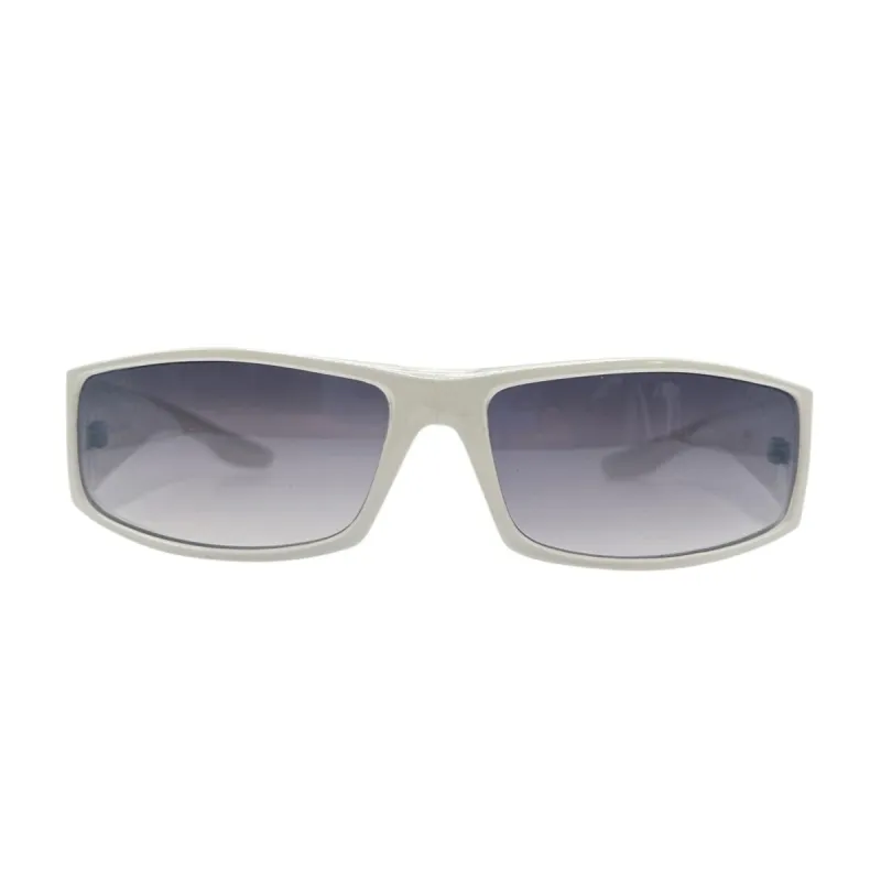 BEEG White Square Sunglasses sold by Giant Vintage