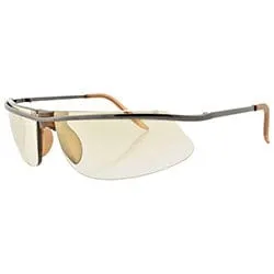 SUGARED Gun/Amber Rimless Sunglasses sold by Giant Vintage