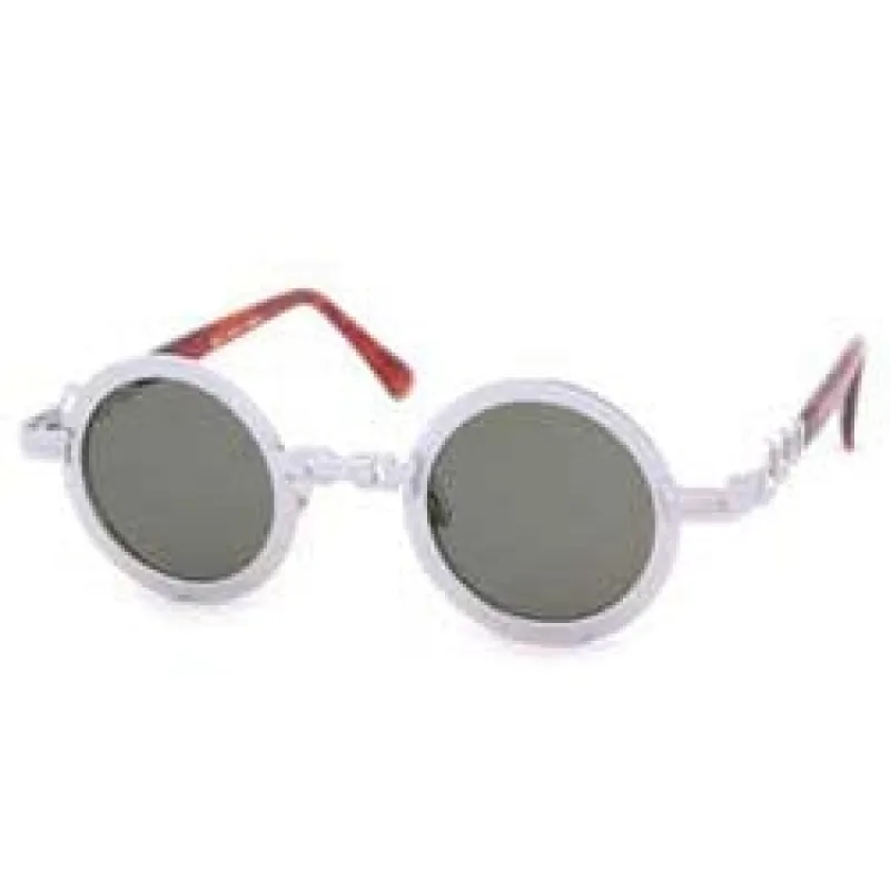 MORET Silver Round Sunglasses sold by Giant Vintage