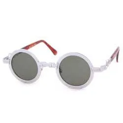 MORET Silver Round Sunglasses sold by Giant Vintage