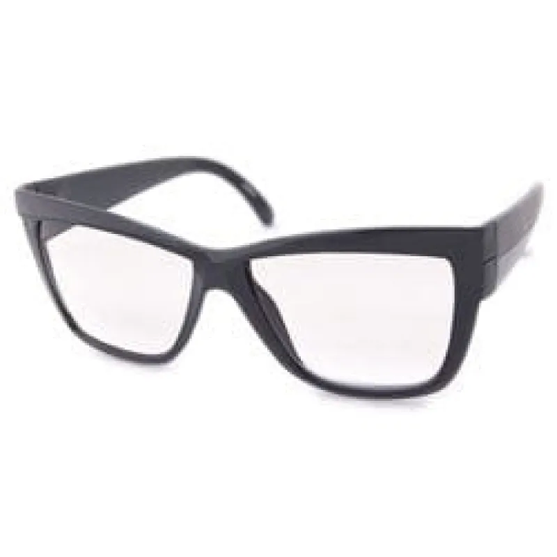 BELLA Black Clear Glasses sold by Giant Vintage