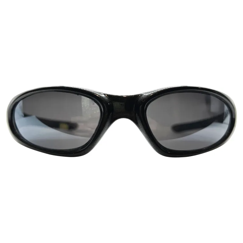 PAWPIN Metallic Gunmetal Sports Sunglasses sold by Giant Vintage